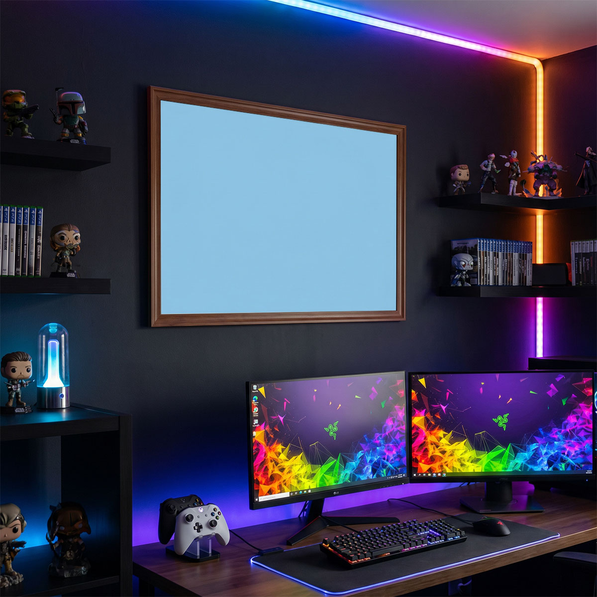 Editable area preview image