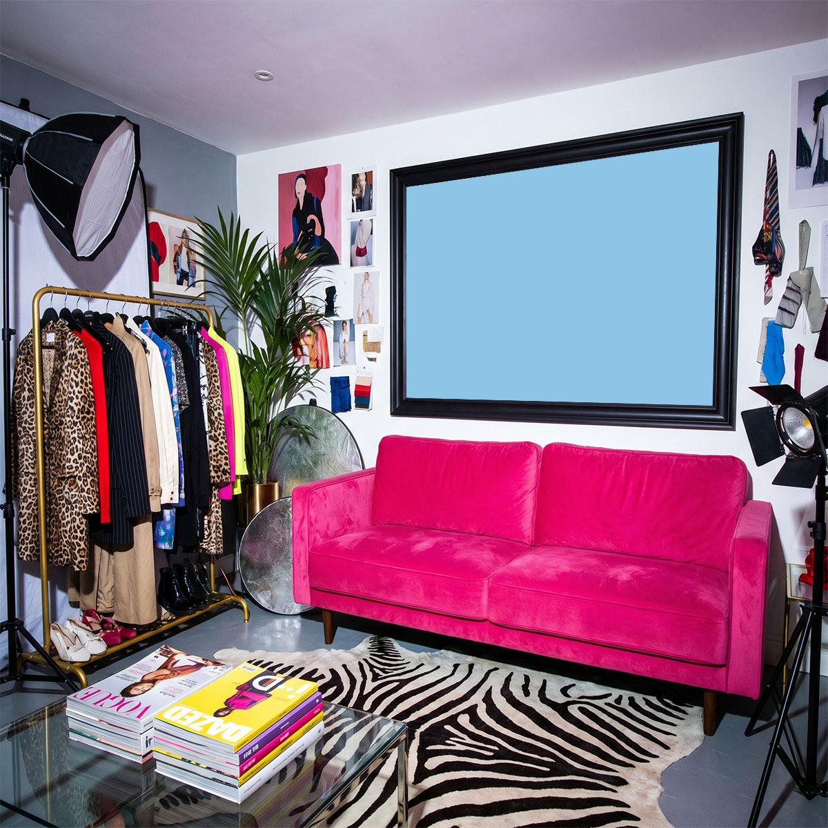 Editable area preview image