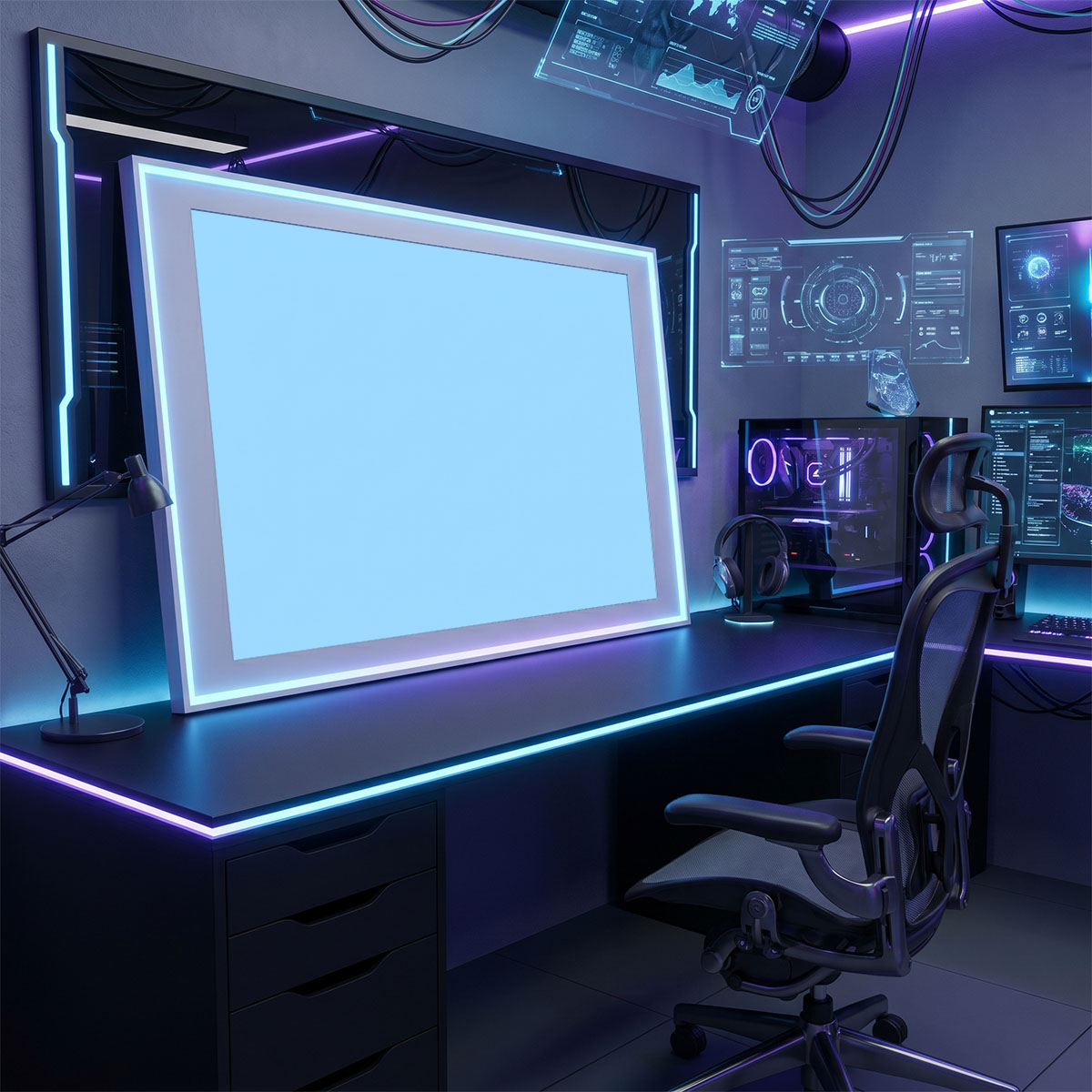 Editable area preview image